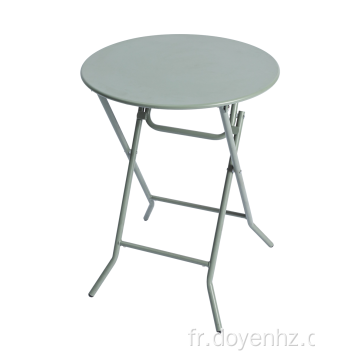 Table ronde pliante en métal 46cm